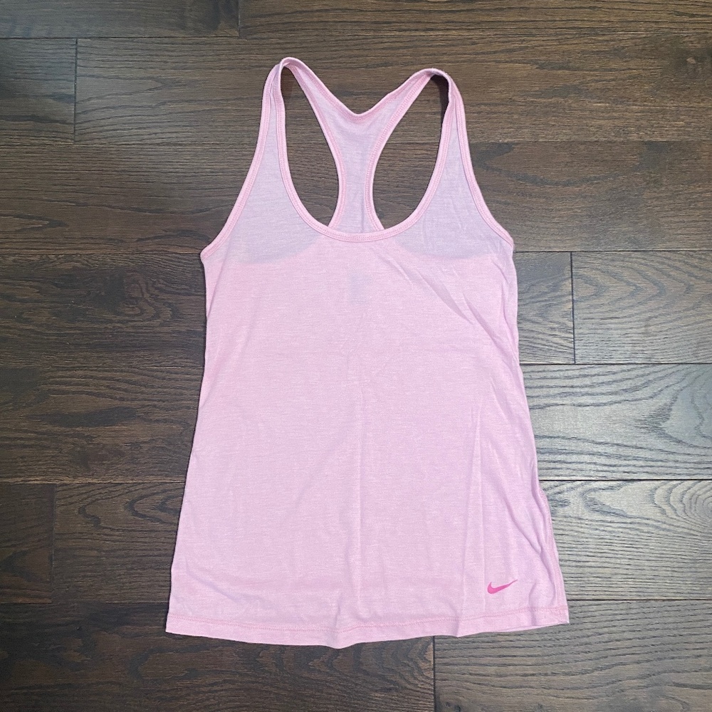 Nike pink racerback top